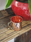 Springmetals Octopus Handle Hammered Copper Mug